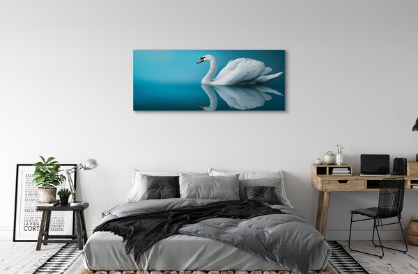 Tablouri canvas Swan în apă