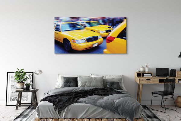 Tablouri canvas taxi galben Oraș