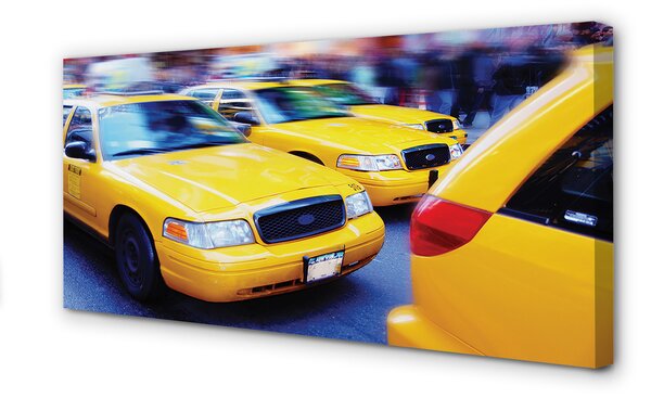 Tablouri canvas taxi galben Oraș