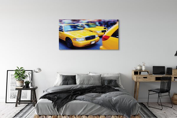Tablouri canvas taxi galben Oraș