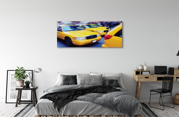 Tablouri canvas taxi galben Oraș