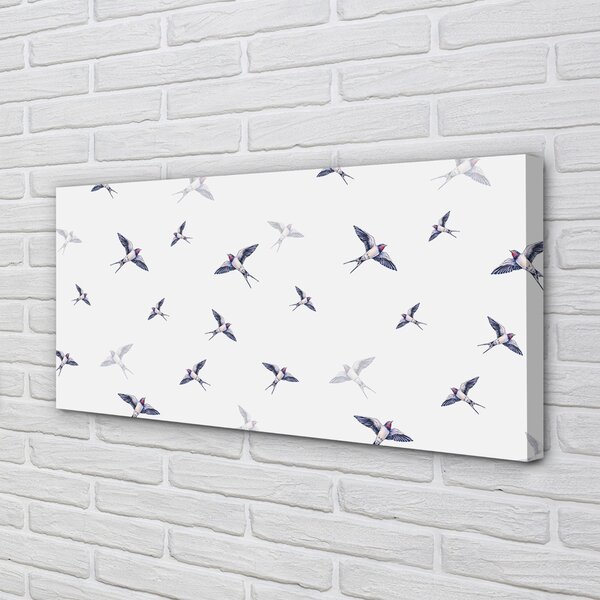 Tablouri canvas Păsări cu flori