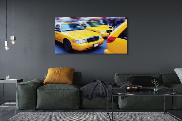 Tablouri canvas taxi galben Oraș