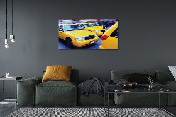 Tablouri canvas taxi galben Oraș