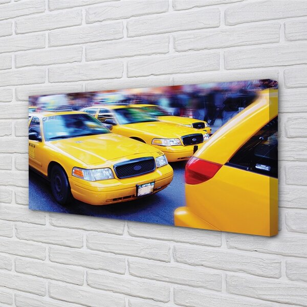 Tablouri canvas taxi galben Oraș