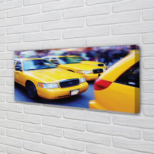 Tablouri canvas taxi galben Oraș