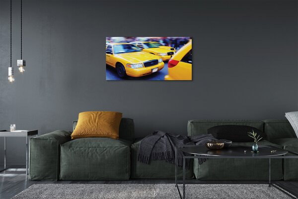 Tablouri canvas taxi galben Oraș