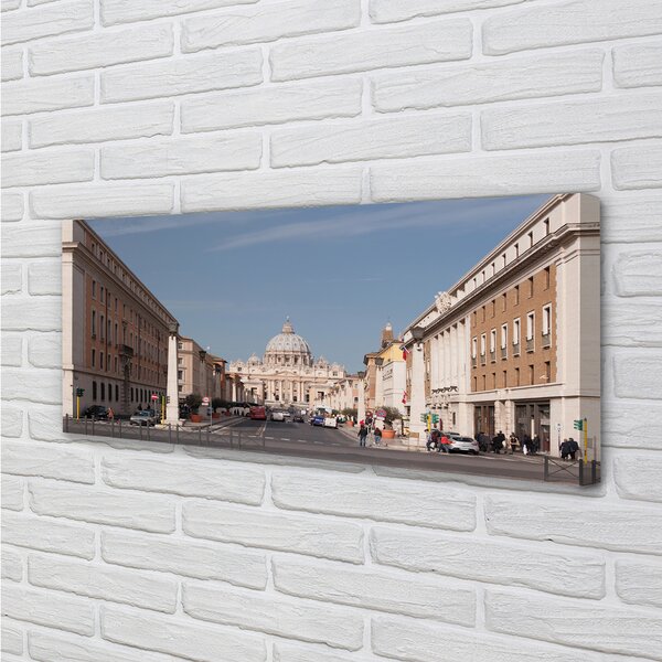 Tablouri canvas Catedrala Roma clădiri străzi