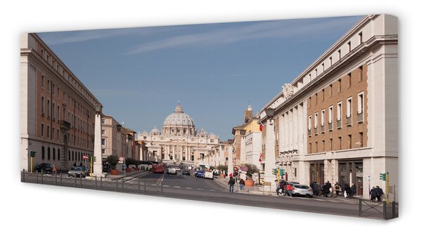 Tablouri canvas Catedrala Roma clădiri străzi