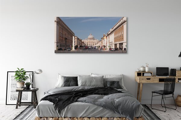 Tablouri canvas Catedrala Roma clădiri străzi