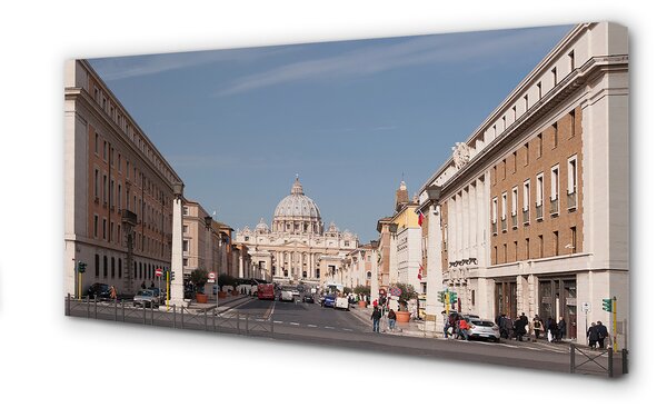 Tablouri canvas Catedrala Roma clădiri străzi
