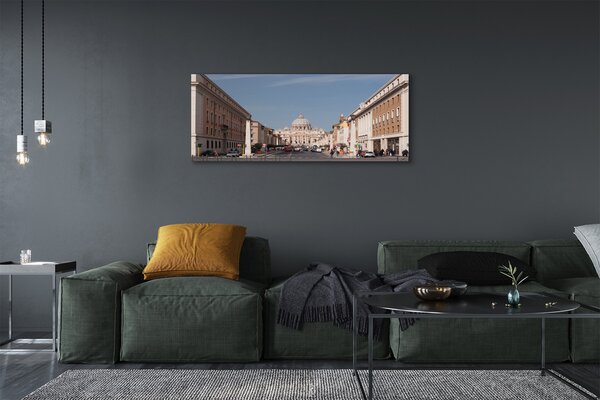 Tablouri canvas Catedrala Roma clădiri străzi