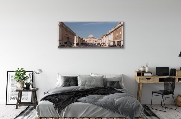 Tablouri canvas Catedrala Roma clădiri străzi