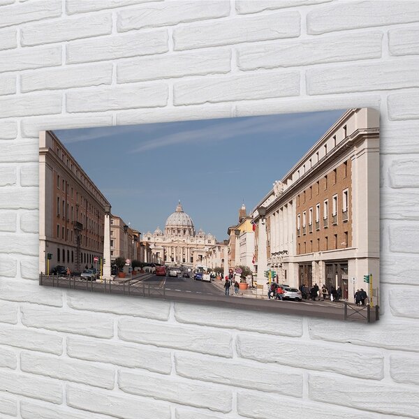 Tablouri canvas Catedrala Roma clădiri străzi