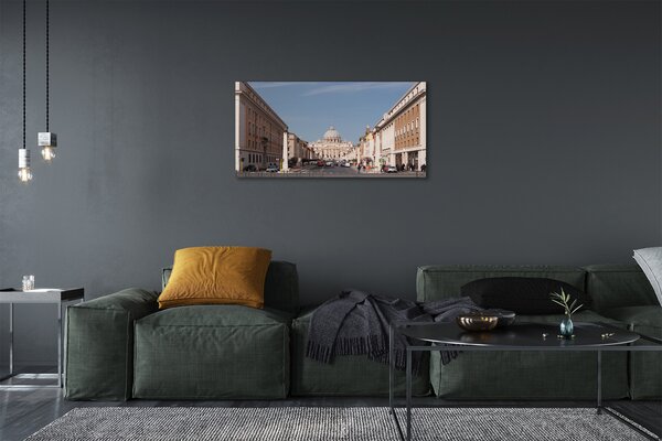 Tablouri canvas Catedrala Roma clădiri străzi