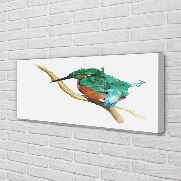 Tablouri canvas papagal pictat colorat