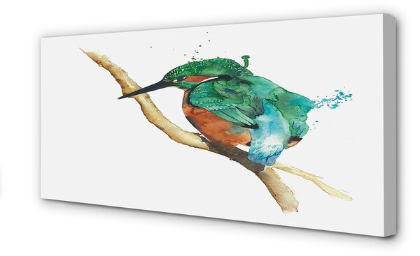 Tablouri canvas papagal pictat colorat