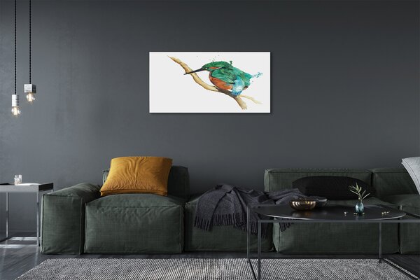 Tablouri canvas papagal pictat colorat