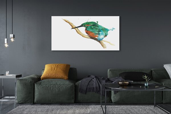 Tablouri canvas papagal pictat colorat