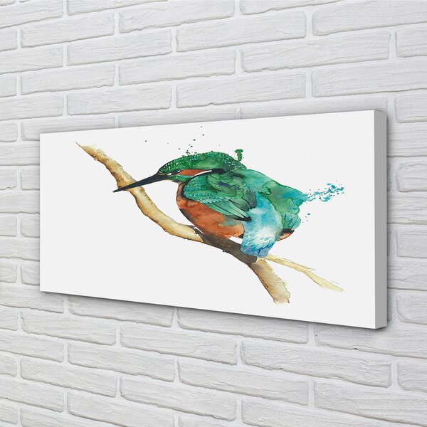 Tablouri canvas papagal pictat colorat