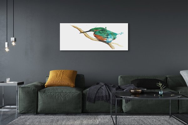 Tablouri canvas papagal pictat colorat