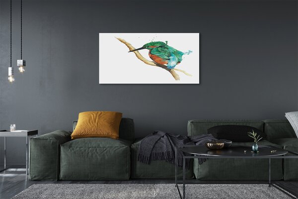 Tablouri canvas papagal pictat colorat