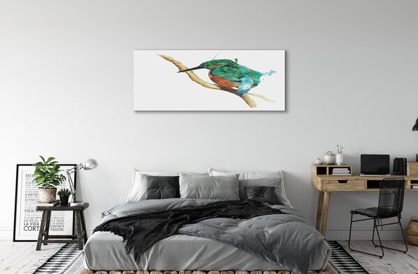 Tablouri canvas papagal pictat colorat