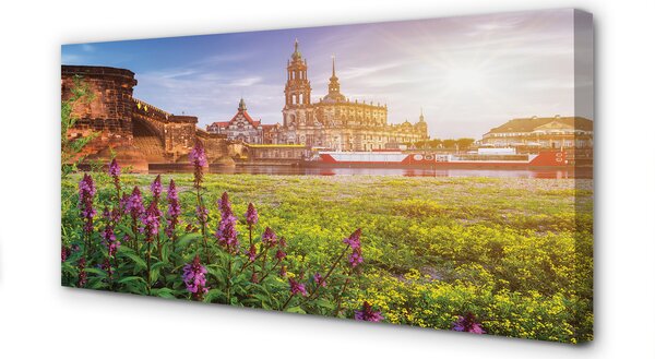 Tablouri canvas Germania Sunrise River
