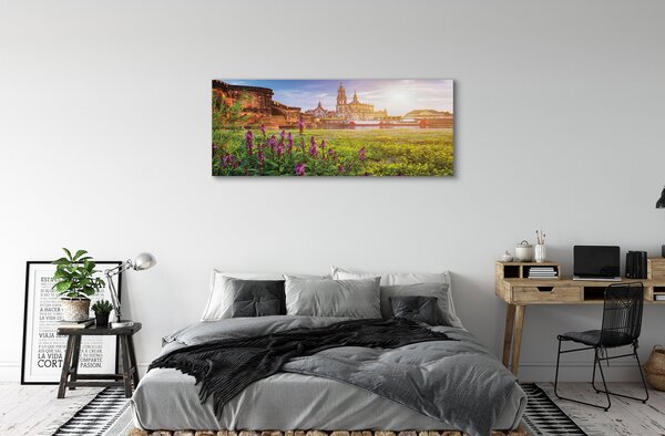 Tablouri canvas Germania Sunrise River