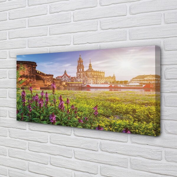 Tablouri canvas Germania Sunrise River