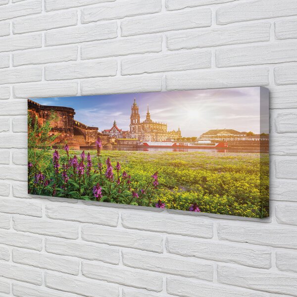 Tablouri canvas Germania Sunrise River