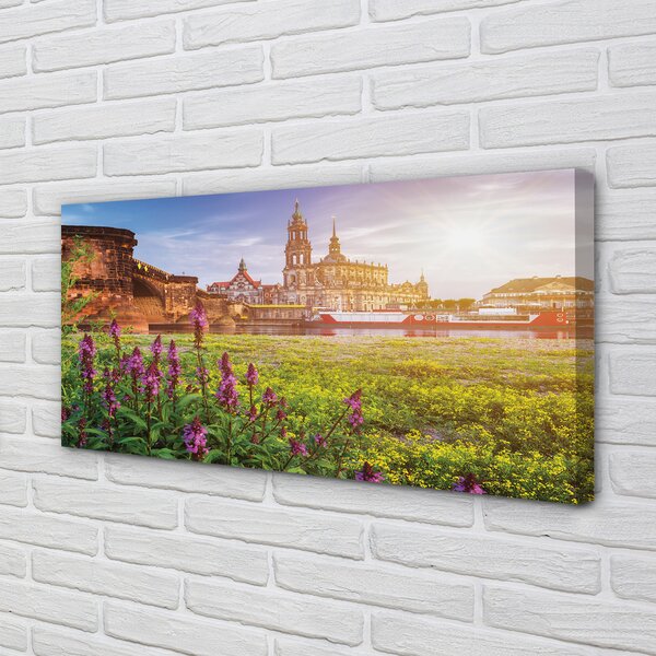 Tablouri canvas Germania Sunrise River