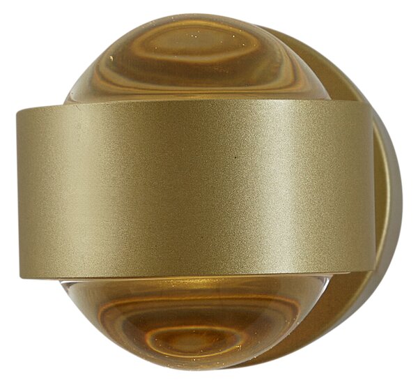 Lampă de perete de design alamă, inclusiv LED IP44 - Lens