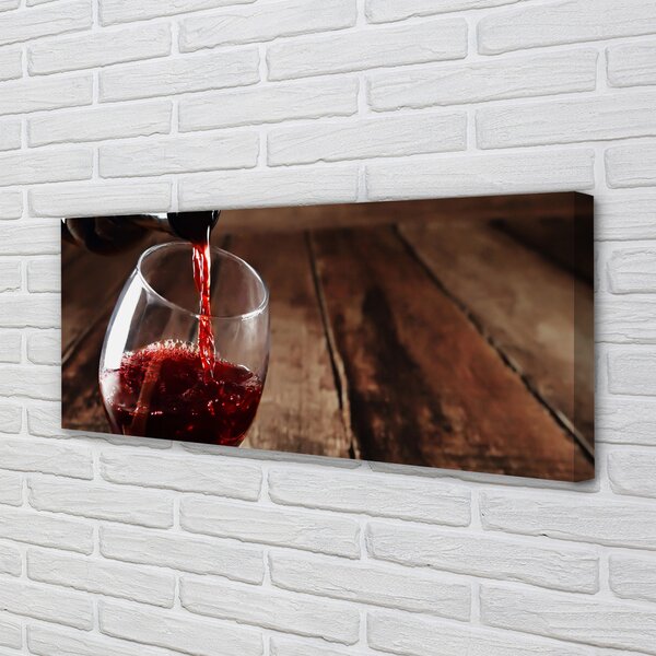 Tablouri canvas Placi de sticla de vin