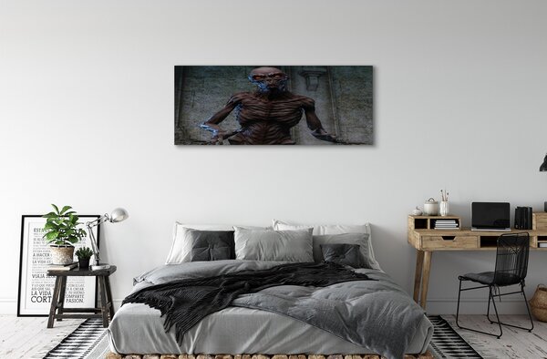 Tablouri canvas figura Teribil în clădire