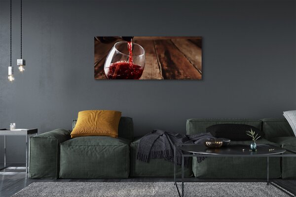 Tablouri canvas Placi de sticla de vin