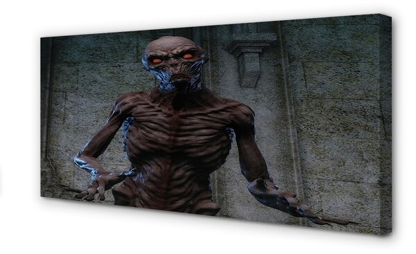Tablouri canvas figura Teribil în clădire