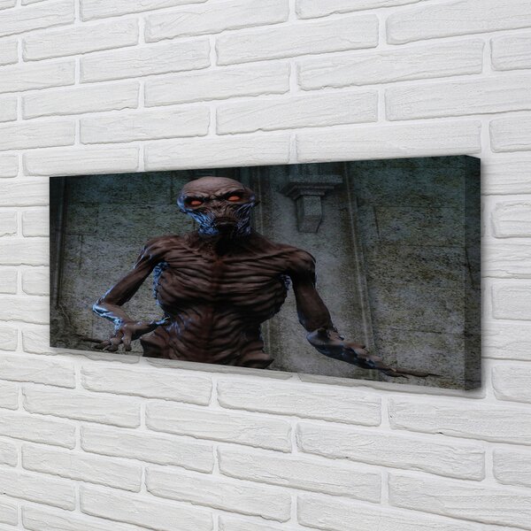 Tablouri canvas figura Teribil în clădire