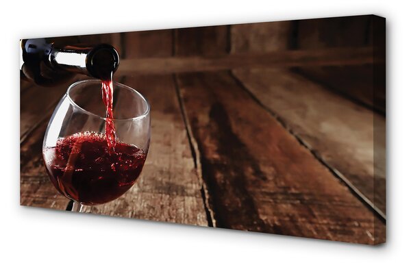 Tablouri canvas Placi de sticla de vin