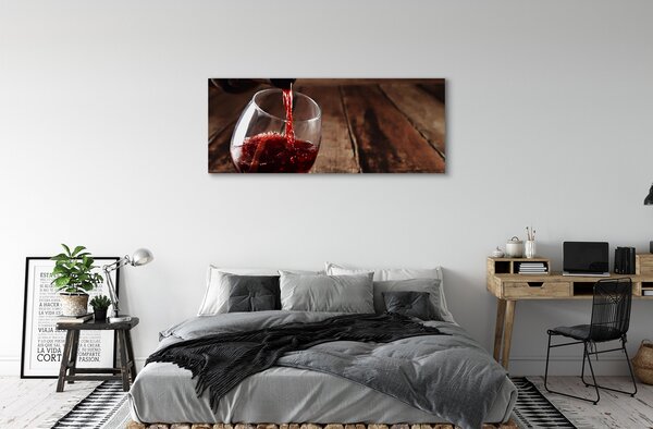 Tablouri canvas Placi de sticla de vin