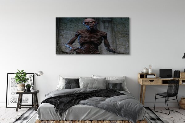 Tablouri canvas figura Teribil în clădire