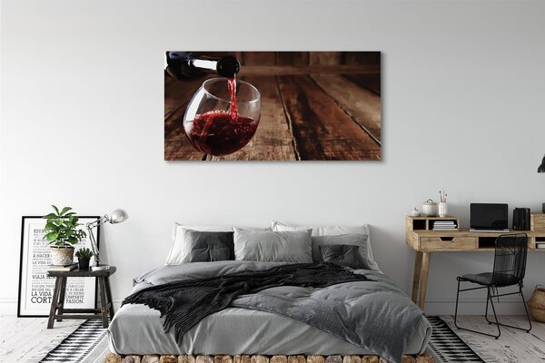 Tablouri canvas Placi de sticla de vin