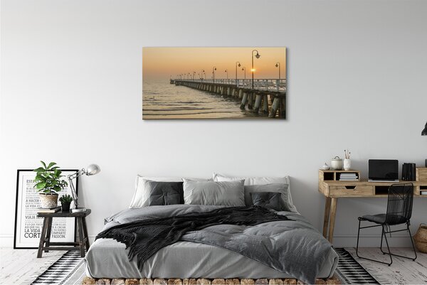 Tablouri canvas Pier Sea Gdańsk