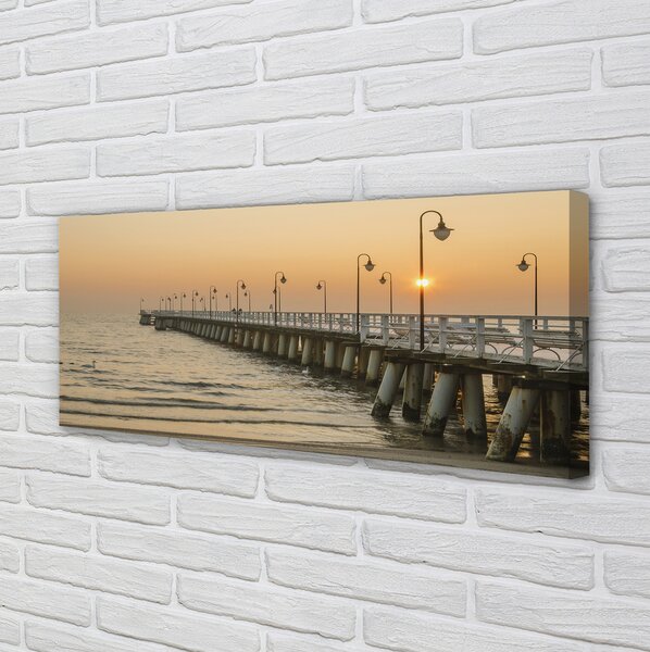 Tablouri canvas Pier Sea Gdańsk