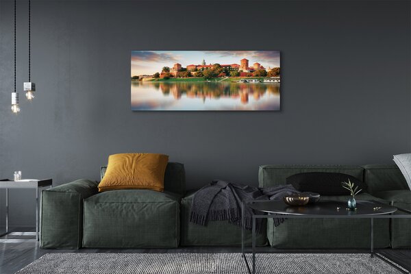 Tablouri canvas Cracovia râu castel