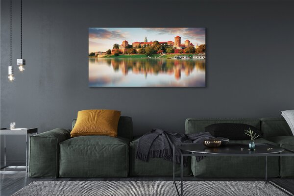 Tablouri canvas Cracovia râu castel