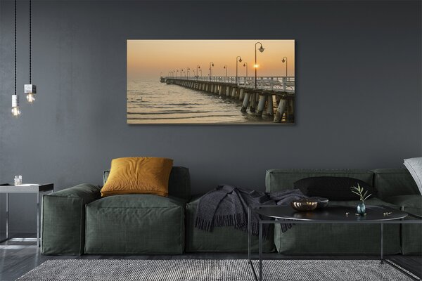 Tablouri canvas Pier Sea Gdańsk