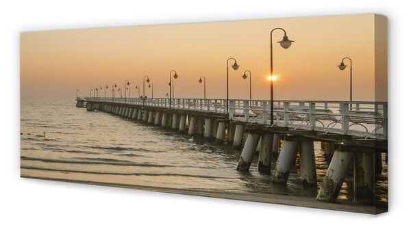 Tablouri canvas Pier Sea Gdańsk