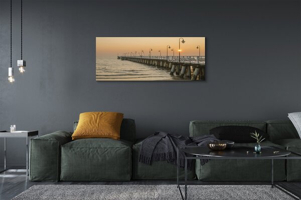 Tablouri canvas Pier Sea Gdańsk