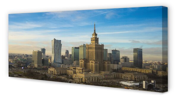 Tablouri canvas Panorama de zgârie-nori Varșovia